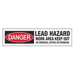 Danger Lead Hazard Barricade Tape